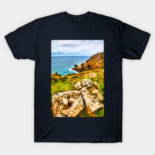 Cornish Tin Mines, Botallack, Cornwall, UK T-Shirt